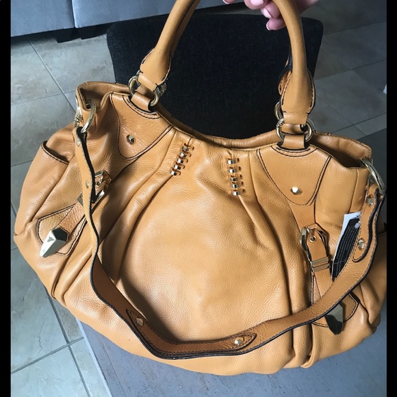 OrYANY purse/satchel BRAND NEW NWT mustard yellow - Picture 4 of 11